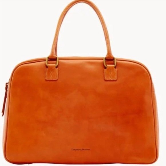 Dooney & Bourke Orange Travel Bag with Structured Design - Picture 1 of 11